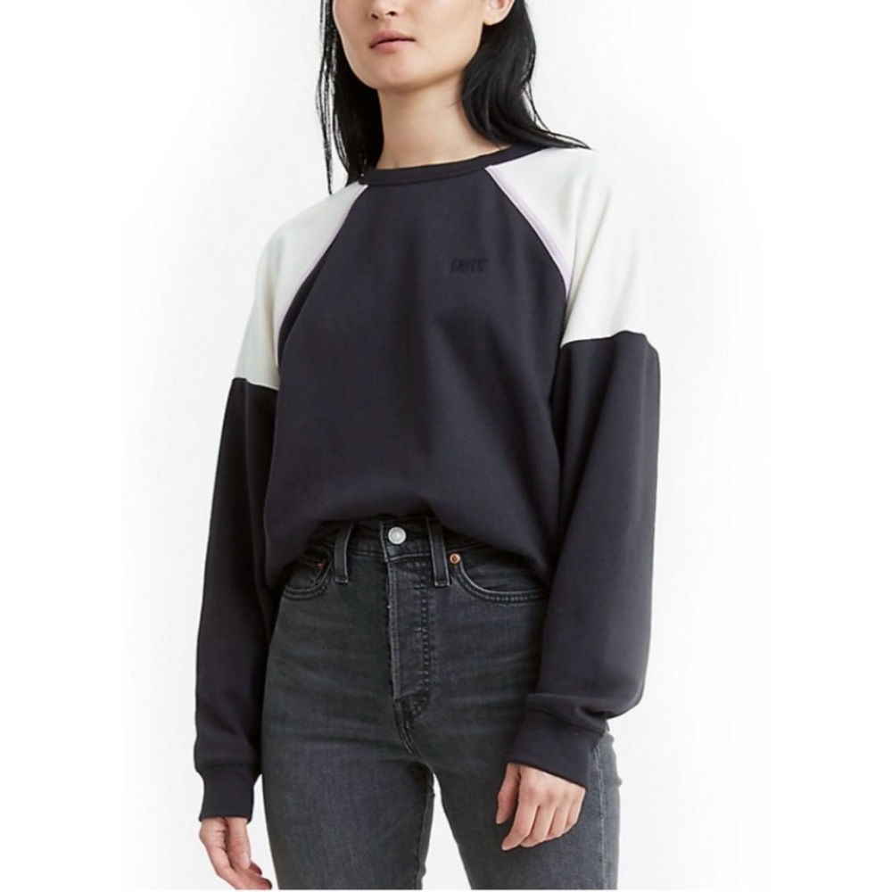 NWT Levi’s Colorblock Everyday Crewneck Sweatshirt Size M